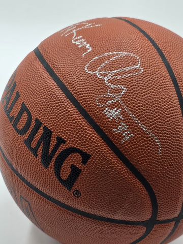 100% Original Hakeem Olajuwon Autographed Spalding Official  NBA Basketball.
