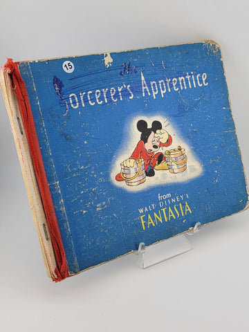 1940 FIRST EDITION THE SORCERER'S APPRENTICE FROM WALT DISNEY'S FANTASIA WITH DJ