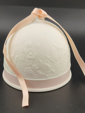 Set Of 3 Vintage Lladro Collector's Society Porcelain Bell: Summer #17614 1992