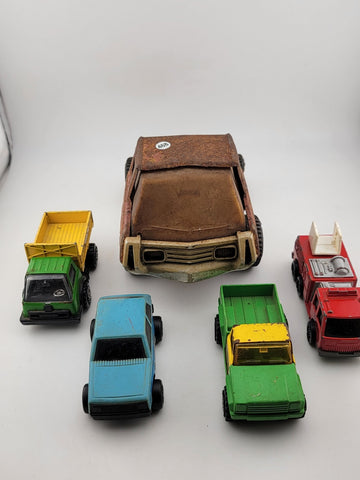 Lot Of 5 Small Vintage Collectible Tonka Cars And Trucks.