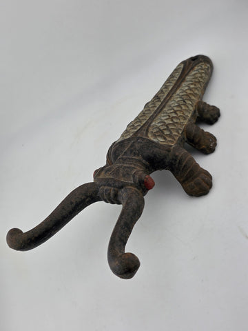 Antique Cast Iron Scarab Beetle Boot Jack Mfd. Spaulding Metal Works Nashua NH