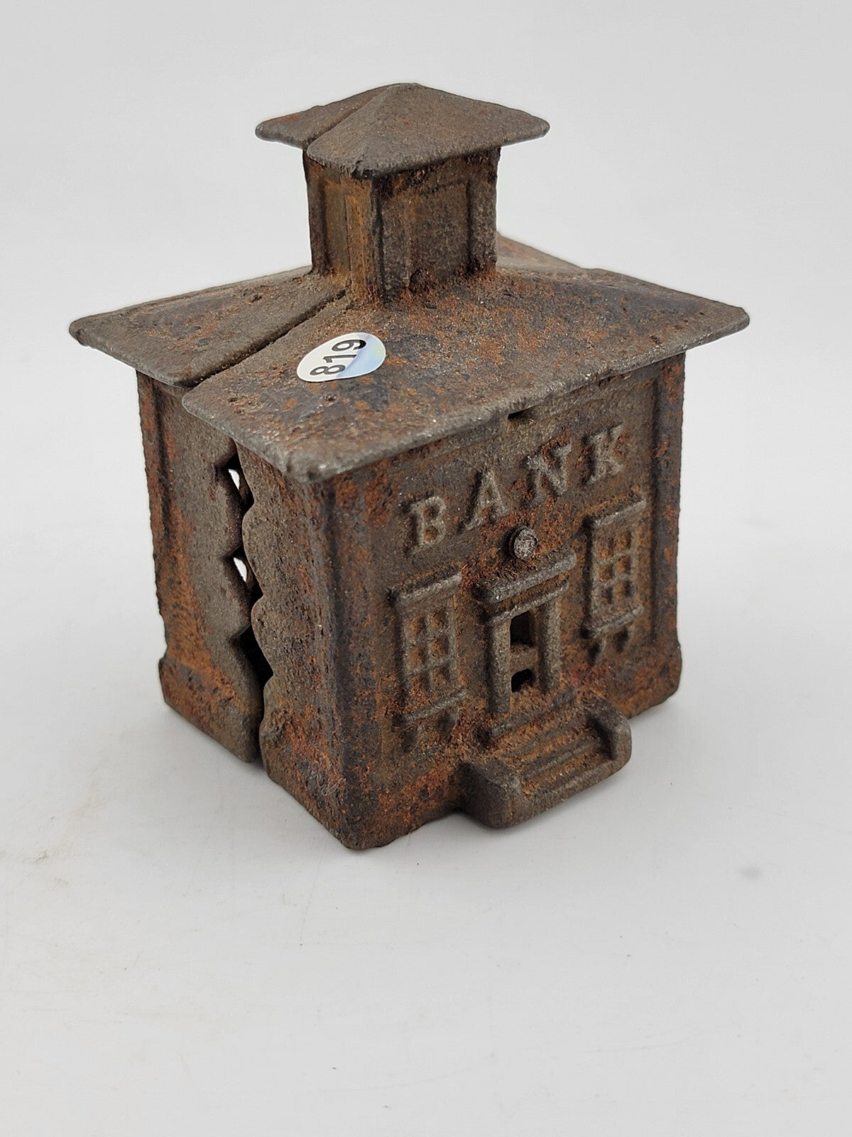 Antique ca. 1870 J.E. Stevens  Cast Iron Cupola  still bank , Good Condition