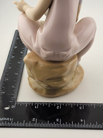RETIRED LLADRO 6680 "FRIENDS FOREVER" GIRL W/DOG 1999 COLLECTOR SOCIETY FIGURINE