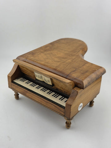 Vintage Reuge, Switzerland Wooden Grand Piano Music Box, Dr.  Schiwago. Works.