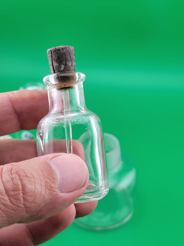 ANTIQUE LOT 4 OF PERFUME / MEDICINE/ INK BOTTLES C 19TH C & EARLY 20TH C.