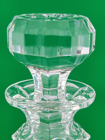 Vintage Signed Waterford Crystal KELSEY Spirit Decanter 9 1/2" W Stopper.