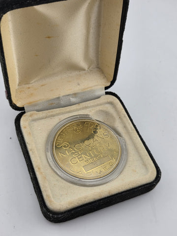 Rare Siegfried and Roy Gold Plated Magicians of the Century Coin #1915 w Case
