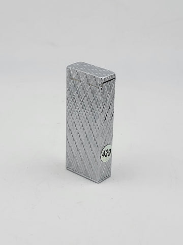 Rare OOK Kreisler KS1 Lighter Silver Toned Diamond Pattern. Japan. Untested.
