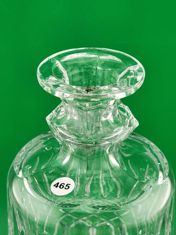 Vintage Signed Waterford Crystal KELSEY Spirit Decanter 9 1/2" W Stopper.