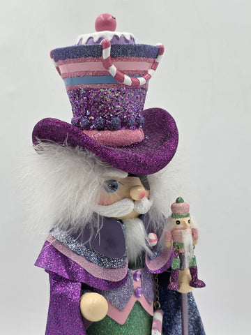 Kurt S. Adler 15-Inch Hollywood Sugar Plum Drosselmeyer Nutcracker, Multicolor