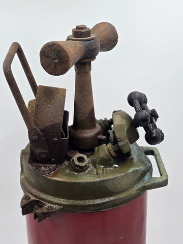 Antique Empty Pyrene 1 Gallon Air Pressure Fire Extinguisher Copper Body Vintage