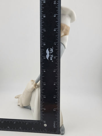 Vintage Lladro "Cook In Trouble" Boy With Pig #4608 Matte Finish. VG Cond.