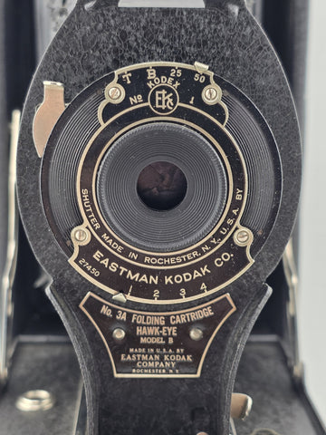 Vintage Kodak No.3A Folding Cartridge Hawk-Eye Model B Postcard Camera 1910s
