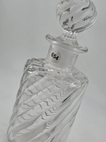 Vintage Baccarat Bambous / Swirl Bamboo Perfume Bottle