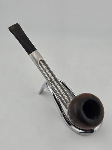 Vtg Collectible Falcon 1 Aluminum Radiator Tobacco Pipe Rusticated Dover Bowl