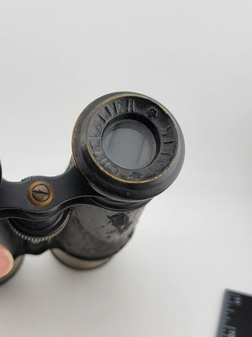 Antique WWI Chevalier Paris Large Expandable Binoculars. Good Overall Condition