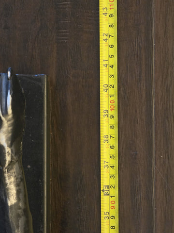 Vintage XL Cast aluminum Metal Cheetah Statue 42 inches long 21 inches tall.