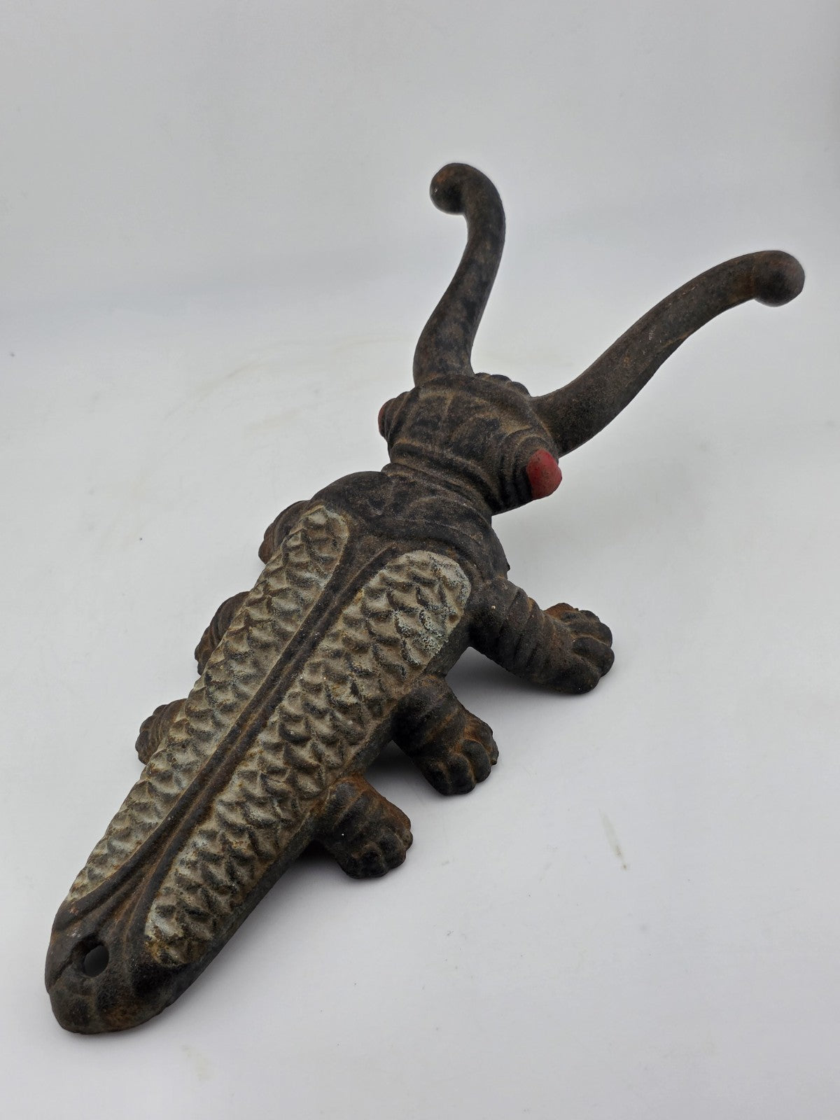 Antique Cast Iron Scarab Beetle Boot Jack Mfd. Spaulding Metal Works Nashua NH