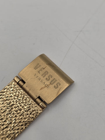 Versus Versace Carnaby Street Crystal Gold Mesh Women's 40mm Watch VSPCG3221