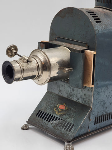 RARE LARGE ANTIQUE 1890'S MAGIC LANTERN, MODEL 386, GEORG CARETTE, GERMANY.