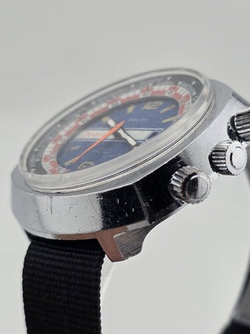RARE RELAY SPÉCIAL - VINTAGE DIVER MEN'S WATCH / HERREN TAUCHER UHR. WORKS.