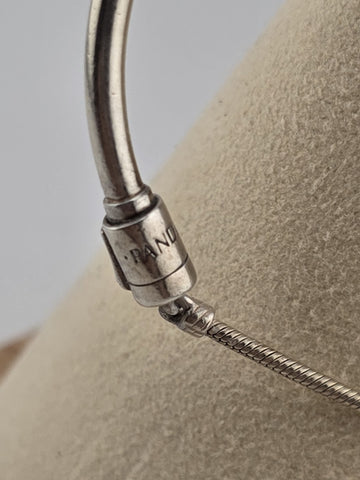 Pandora Moments Snake Chain Bolo Slide Bracelet ALE 925 Sterling Silver Gemstone