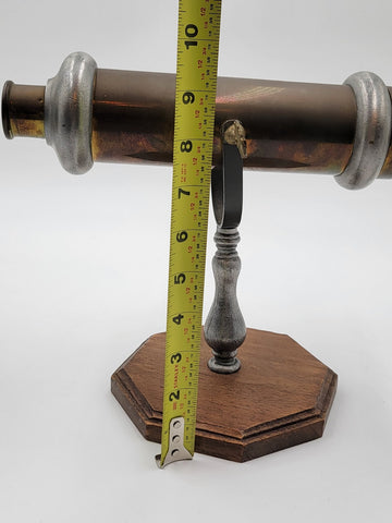 Rare Antique Turn Of The Century Italian Parlor Kaleidoscope W A Wooden Stand.