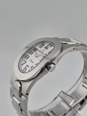 Vintage Bertolucci Serena Swiss Made Ladie Quartz Watch Ref 313-5818 Steel Works