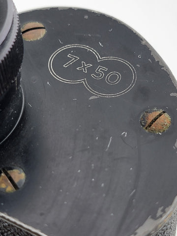 WWII Era SARD Square D Co 7 X 50 Binoculars w/Case Bu. Aero. US Navy Mark 21.