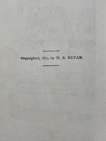 Rare LIFE ADVENTURES OF FRANK & JESSE JAMES First Ed 1880 Dacus 1st Wild West