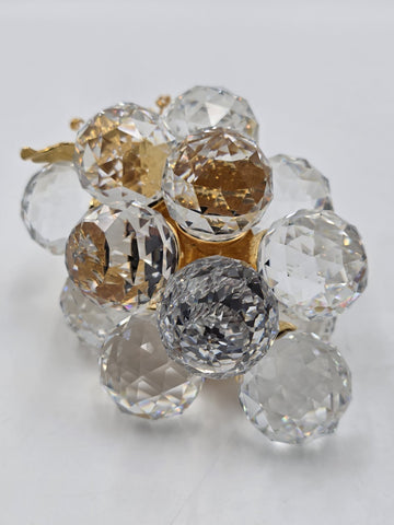 Vintage Swarovski Silver Crystal Grapes 7550 NR 30015 Austria Original Box