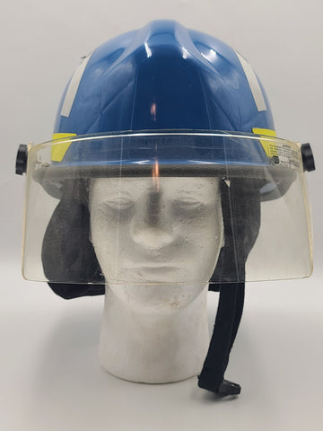 Vintage 2009 Bullard Firedome Medic Fire Helmet w/ Interior Lining & Face Shield