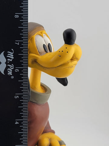 Disney Pluto Leather Helmet Football Bobblehead Figurine- Disney World Resort