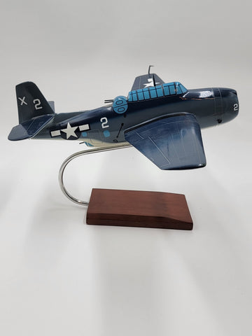 Vintage Collectible Mastercarft TBF/TBM-3 Avenger USN Model 1/32 W Display Stand