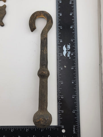 Rare Antique 18 Century Spanish Bronze Door Lock. Heavy Metal. Good Condition.