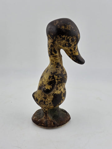 ANTIQUE HUBLEY TOY CO. SOLID CAST IRON DUCK BIRD PAPERWEIGHT CHILD ROOM DOORSTOP