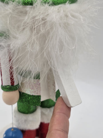 Hollywood Disney Mickey Mouse Wearing Sweater Wooden Christmas Nutcracker 14 In