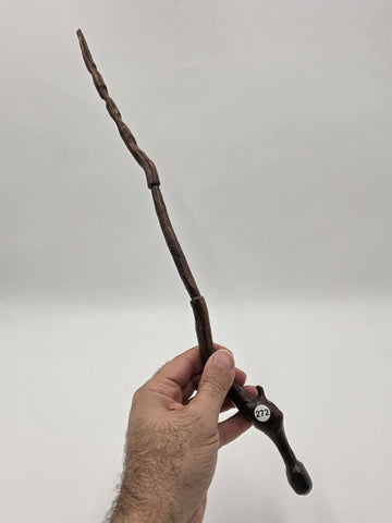 Set Of 2 Rare One Of A Kind Handmade Wooden Magic Wand Fantasy Staff Cosplay.