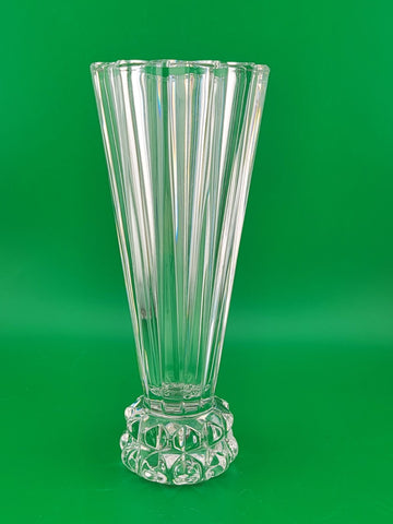 Vintage Rosenthal Crystal Vase Deep Cut Made In Germany Vase Classic Starburst