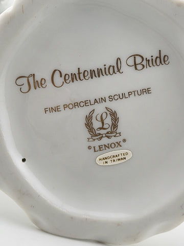 Vintage Lenox Fine Porcelain Sculpture Collection “ The Centennial Bride”