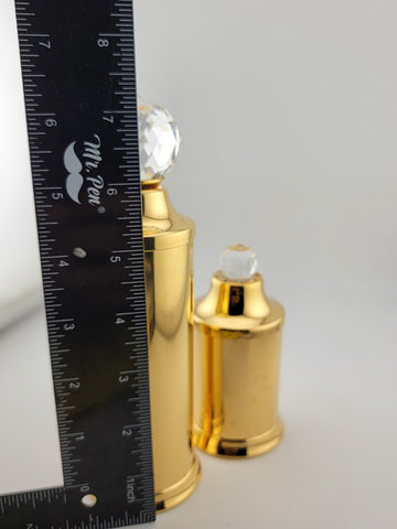 24 Karat Gold-Plated Brass Swarovski Crystal Slat & Pepper Valerio Alberello