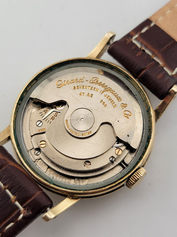 1950's Girard Perregaux Gyromatic Vintage 10k Yellow Gold Filled Automatic Works