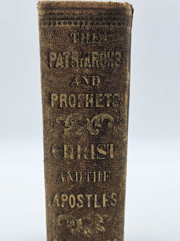 1867 Sacred Biography History Holy Scriptures Osmond Tiffany Antique Bible Book