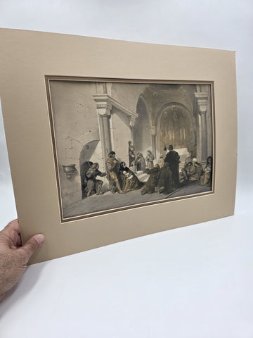 Chapel Of St. Gertrude 19th C British Lithograph Day & Son Queen’s Printer 20x16