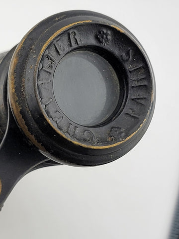 Antique WWI Chevalier Paris Large Expandable Binoculars. Good Overall Condition
