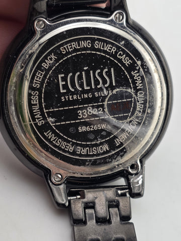 Ecclissi Ladies Sleeping Beauty Turquoise dial Sterling Silver 33822 Watch Works