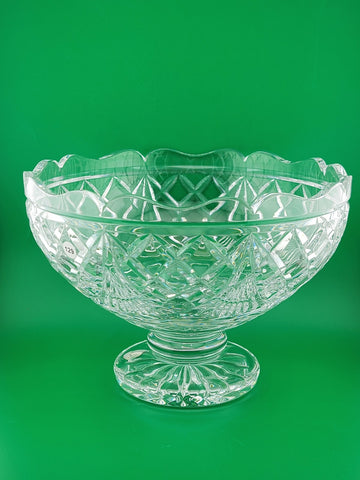 Rare Vintage Waterford Crystal America'Heriitage Thomas Edison Centerpiece Bowl