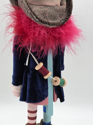 Rare Kurt S. Adler, Inc. HA0381 Kurt Adler 18" Hollywood Mad Hatter Nutcracker.