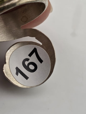 Sterling Silver Turquoise Modernist Swirl Ring 925 China Size 9 Vintage Style