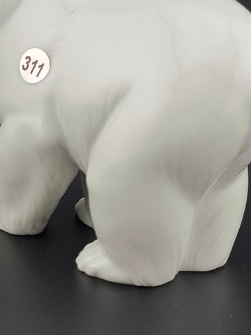 Vintage Lladro Daisa Polar Bear Porcelain Figurine Hand Made in Spain